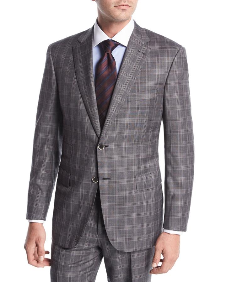 Plaid Wool Two-piece