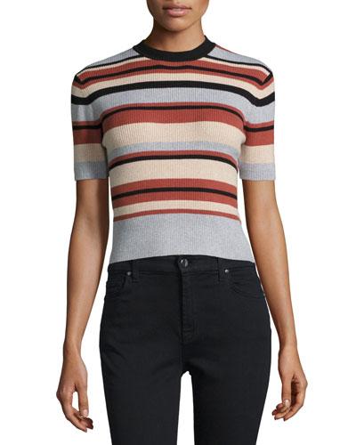 Straight-n-narrow Crop Tee,