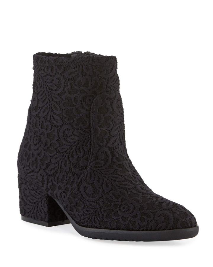 Farrel Embroidered Fabric Booties