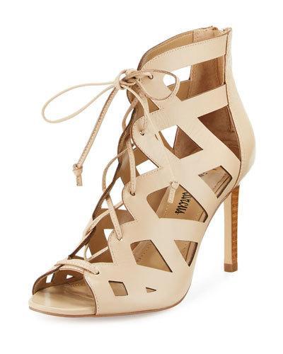 Collee Laser-cut Lace-up