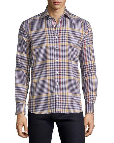 Plaid Flannel Long-sleeve Sport