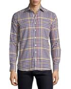 Plaid Flannel Long-sleeve Sport