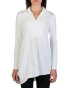 Asymmetric-cut Tunic Top,