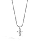 Classic Chain Diamond Cross Necklace