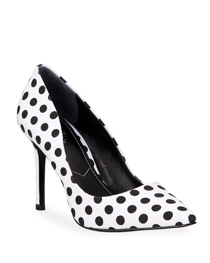 Vicky Polka Dot Pointed-toe Pumps