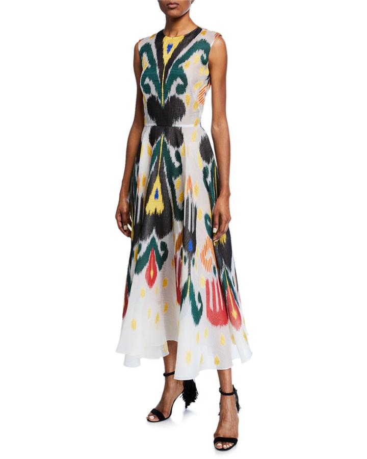 Ikat Patterned Sleeveless