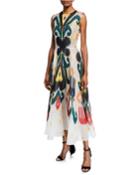 Ikat Patterned Sleeveless