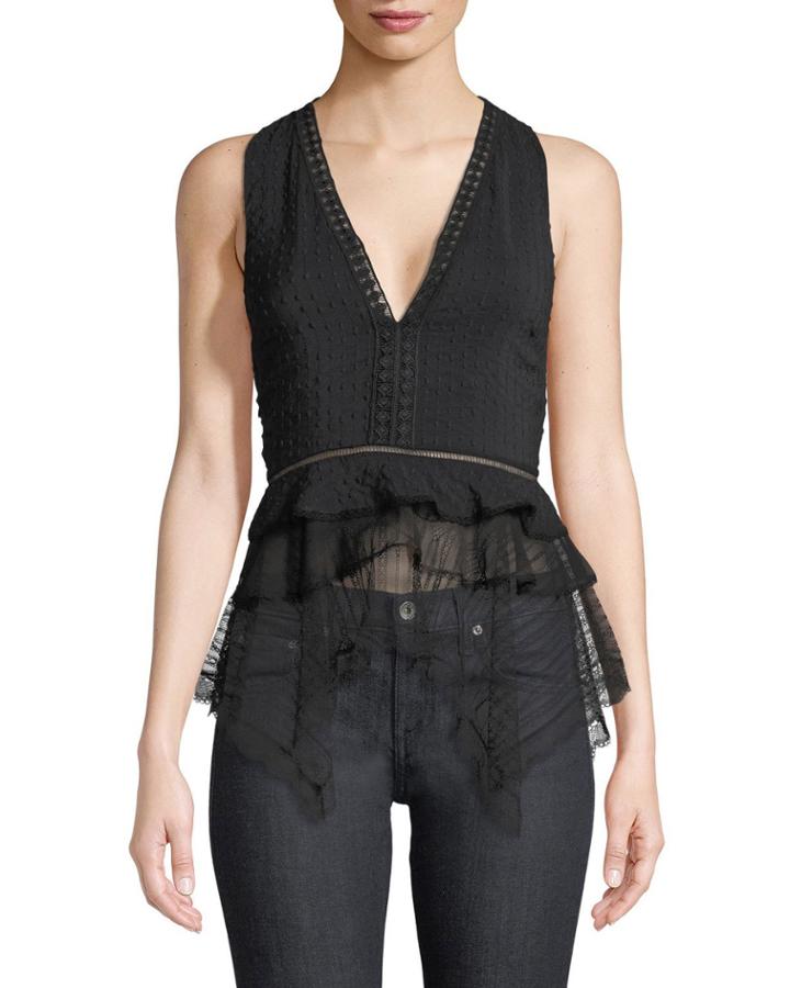 Deep V Sleeveless