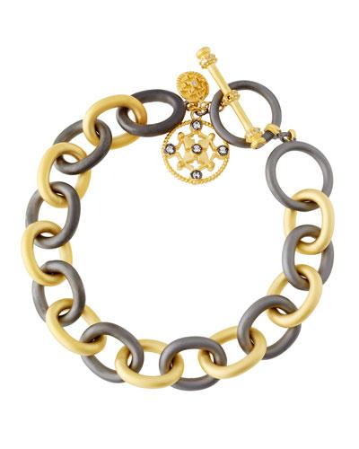 Signature Charm Chain-link Bracelet