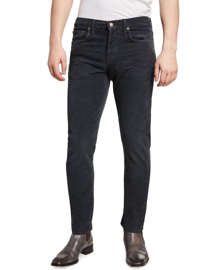 Men's Slim-fit Corduroy Pants