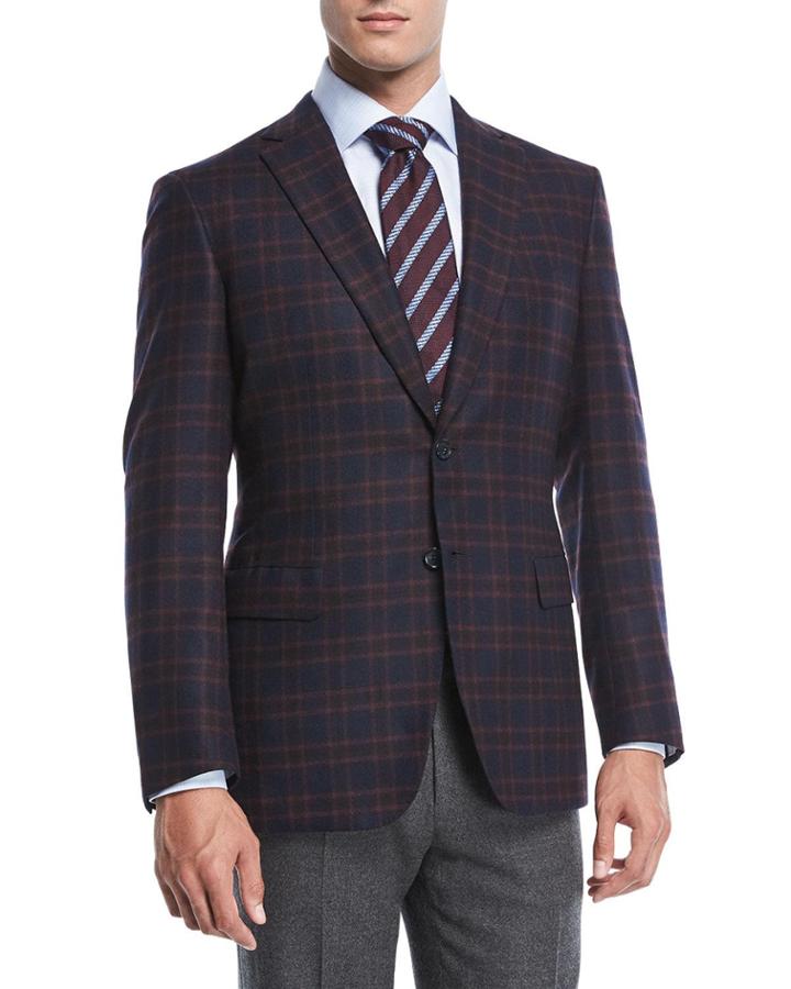 Cashmere Plaid Jacket