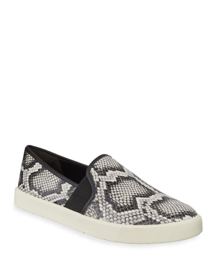 Preston Snake-print Leather
