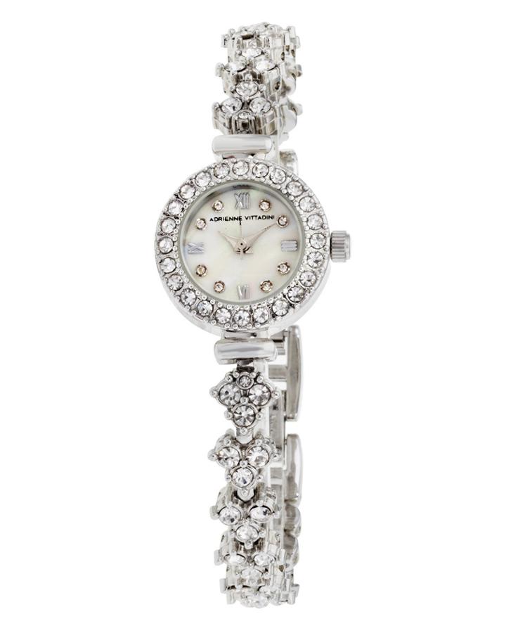 22mm Crystalized Watch W/ Bracelet