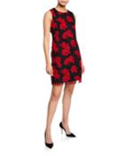 Rose Embroidered Mesh