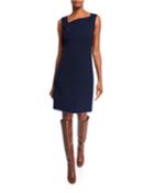 Crepe Asymmetric-neck
