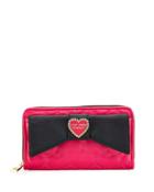 Boxed Love Bow Zip-around Wallet