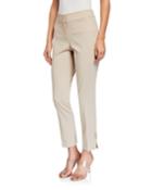 Vented Straight-leg Pants