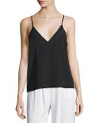 Garland V-neck Tank, Black