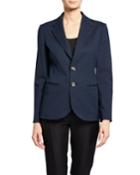 Two-button Stretch-denim Jacket W/