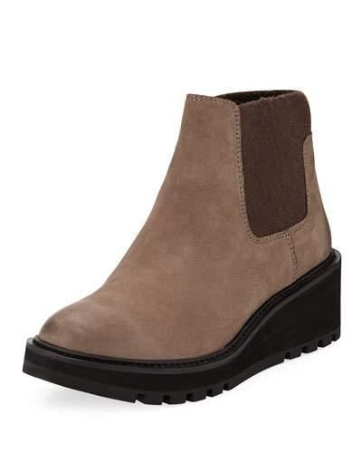Chelsea Nubuck Wedge Bootie