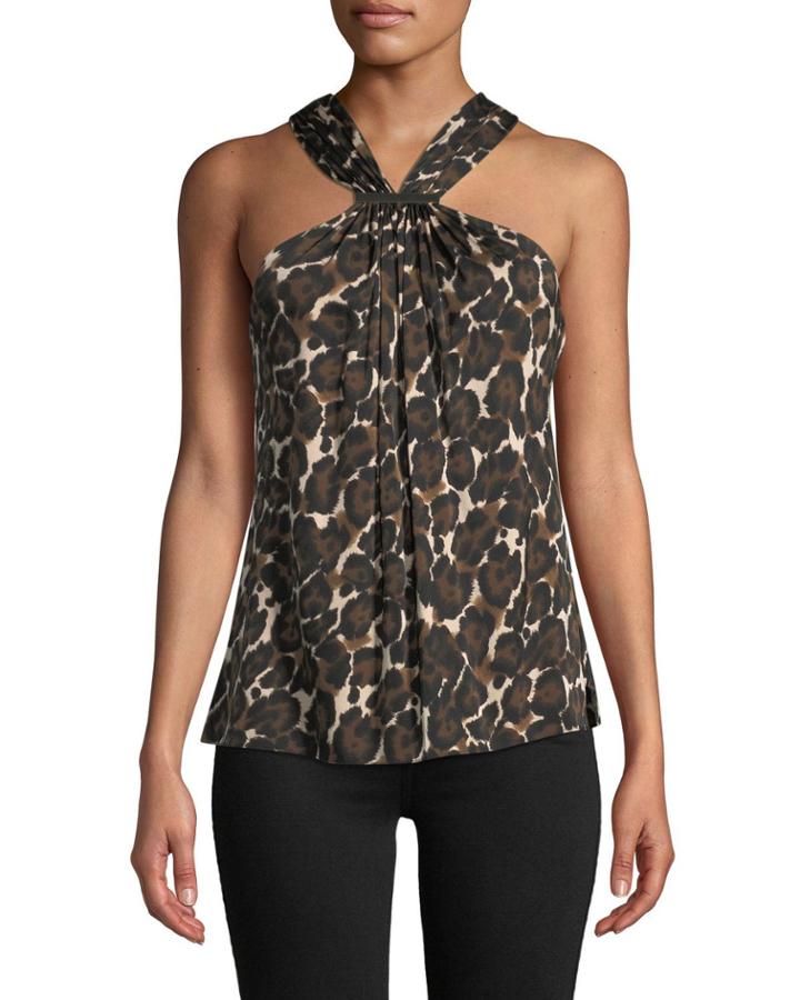 Derosa Halter-neck Sleeveless Blouse