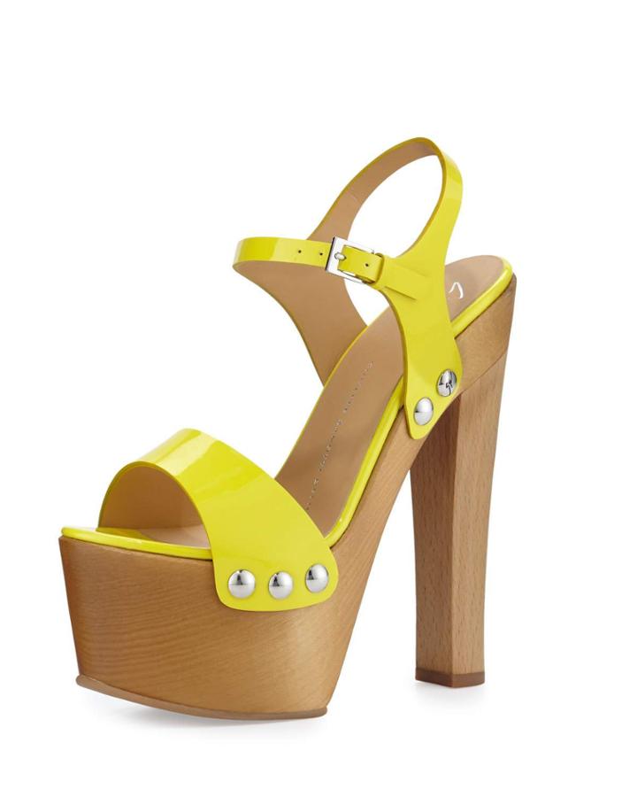 Studded Patent Clog