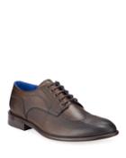 Men's Perforated Leather Oxford Dress