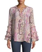 Celia Long-sleeve Paisley