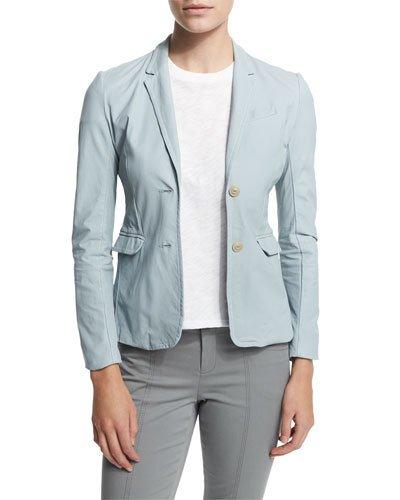 Leather Schoolboy Blazer