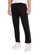 Men's 90s Retro Sweatpants, Black