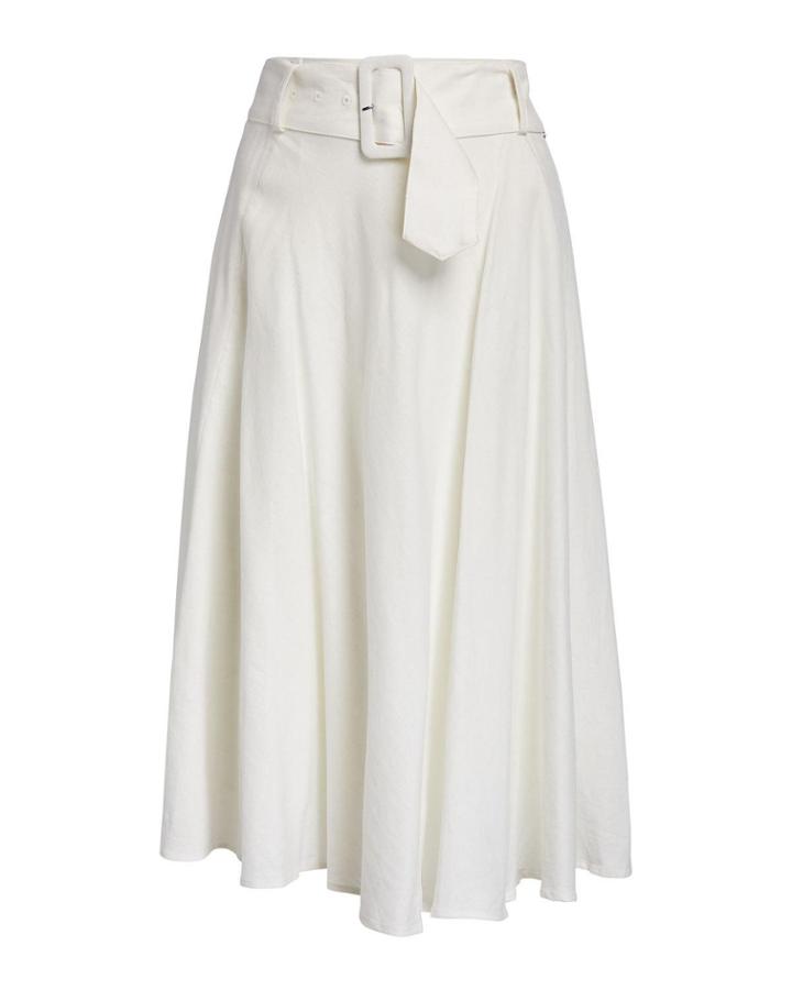 Belted Midi A-line