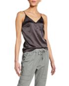 Satin Tank Top With