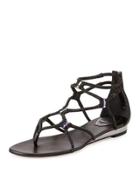 Flat Crystal Gladiator Thong