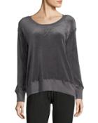 Velvet Drop-shoulder
