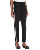 Cashmere-blend Jogger Sweatpants W/ Racer