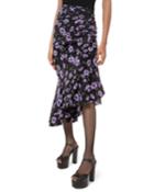 Scattered Daisy Crepe De Chine Gathered