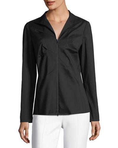 Felix Zip-front Blouse