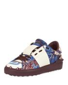 Printed Leather Studded