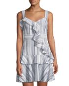 Striped Flouncy Ruffle