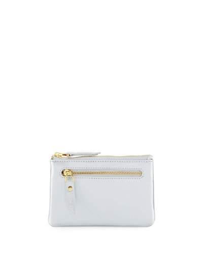 Metallic Leather Card Case