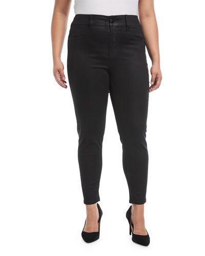 Coated-denim Pencil Jeans,