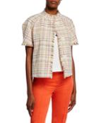 Tweed Egg-shape Jacket
