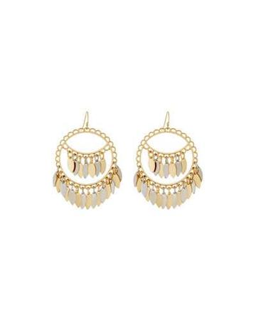 Two-tone Shakey Drop Earrings,