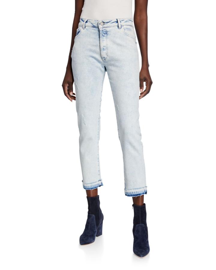 Bella Vintage Slim Cropped Jeans