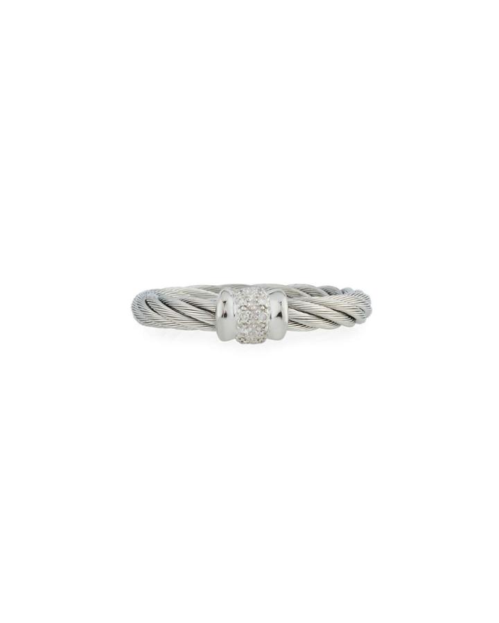 Classique Diamond Cable Ring
