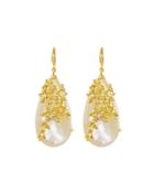 Willow Simulated Mother-of-pearl Dangle Earrings