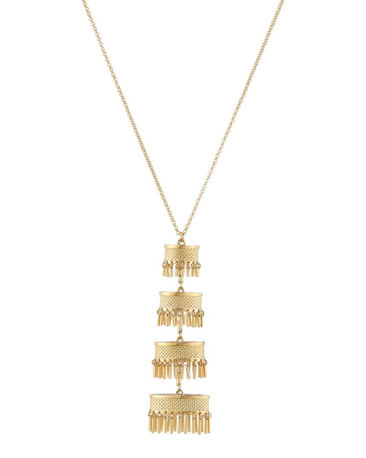Pagoda Pendant Necklace