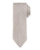Square-print Knit Tie