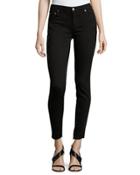 Crissi Studded Mid-rise Skinny Jeans, Black