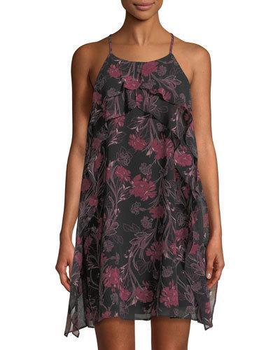 Sleeveless Ruffled Dress